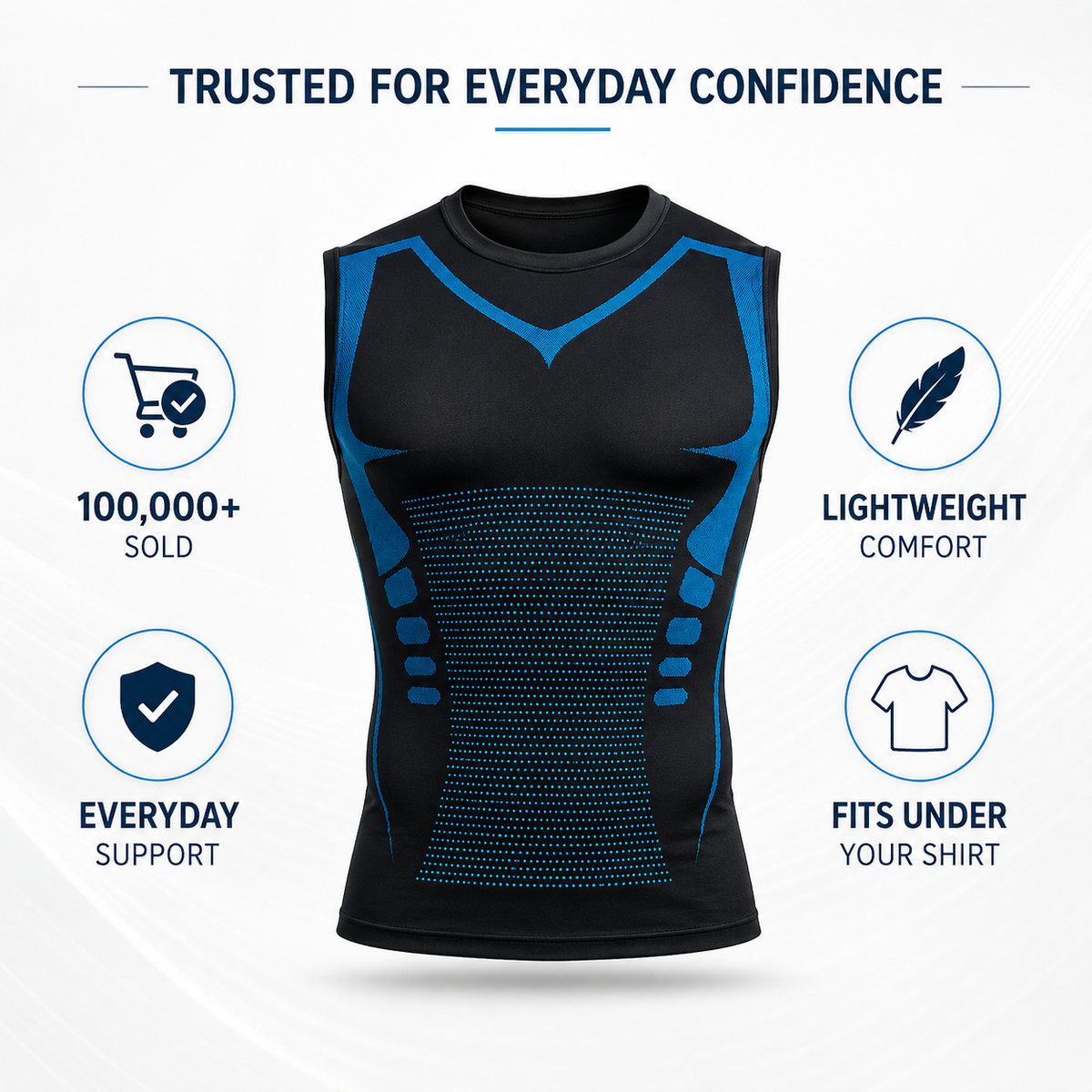 FlexCore Compression Tank │ Men’s Compression Sleeveless Tank
